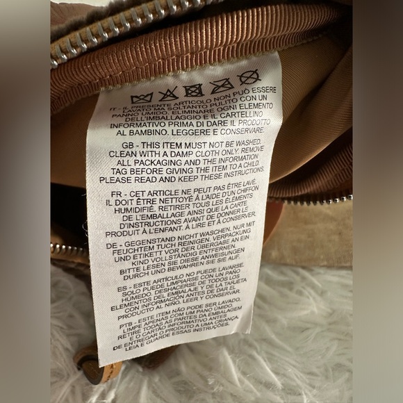 GUCCI Interlocking G Star Childrens Kids Crossbody Belt Bag Fanny Brown Corduroy - Picture 12 of 14